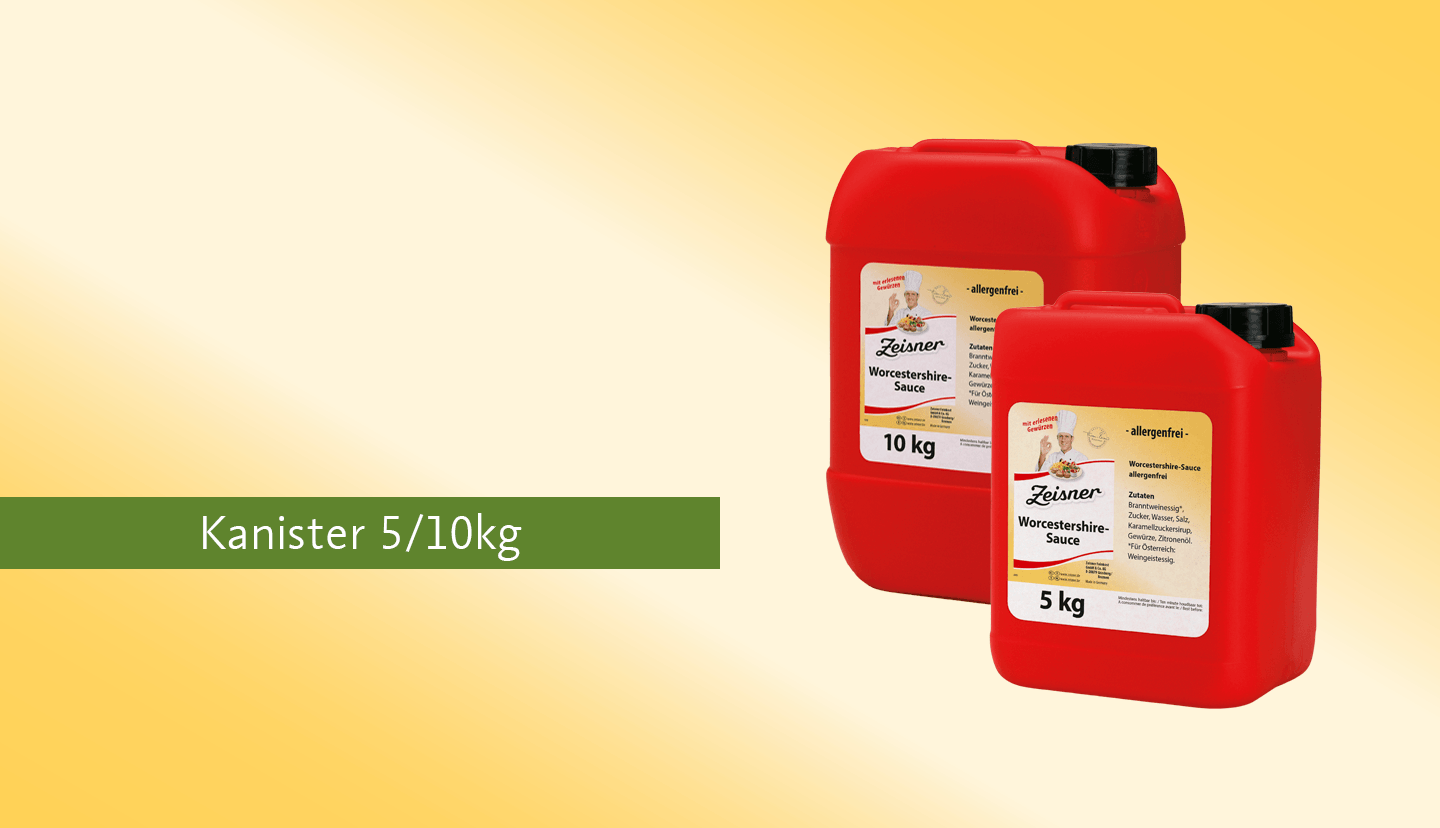 Zeisner WorcestershireSauce allergenfrei Bekannte Würzsauce nach